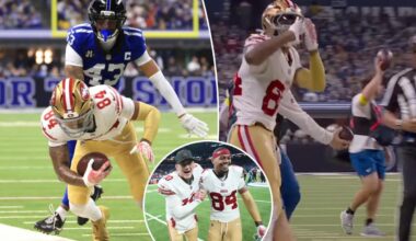 49ers receiver Kendrick Bourne gets $500,000 bonus for catch vs. Colts