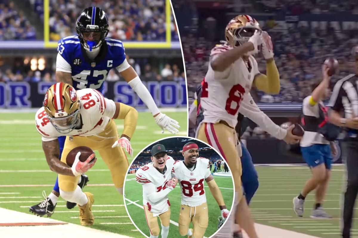 49ers receiver Kendrick Bourne gets $500,000 bonus for catch vs. Colts