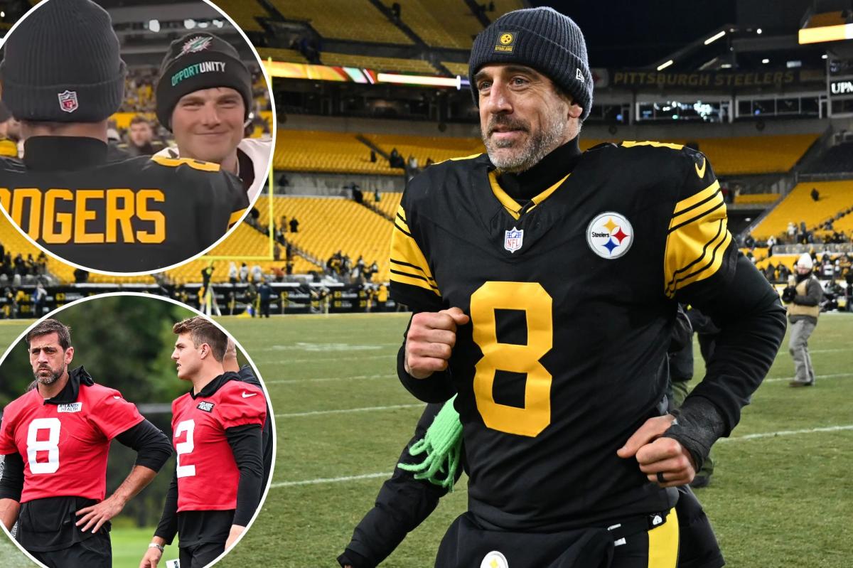 Zach Wilson congratulates Aaron Rodgers on marriage to mystery wife