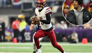 Commanders put ends to Jayden Daniels' injury-plagued season