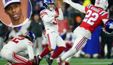 Victor Cruz vents Giants frustrations after botched kick attempt