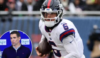 Jaxson Dart-Joe Schoen connection at center of Giants' next steps