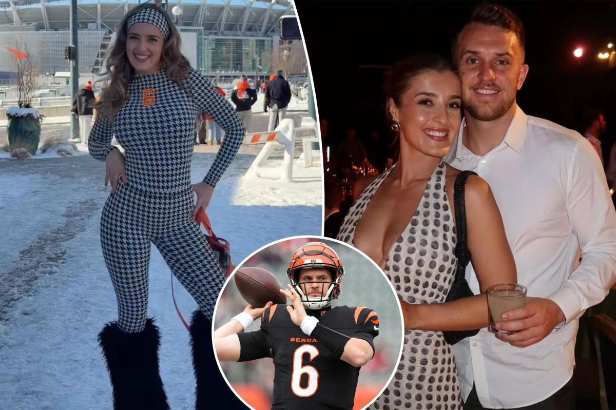 Bengals WAG channels a 'ski bunny' with custom set in frigid Cincinnati