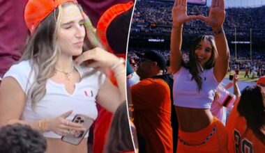 ESPN shows porn star Abella Danger cheering on Miami's CFP win