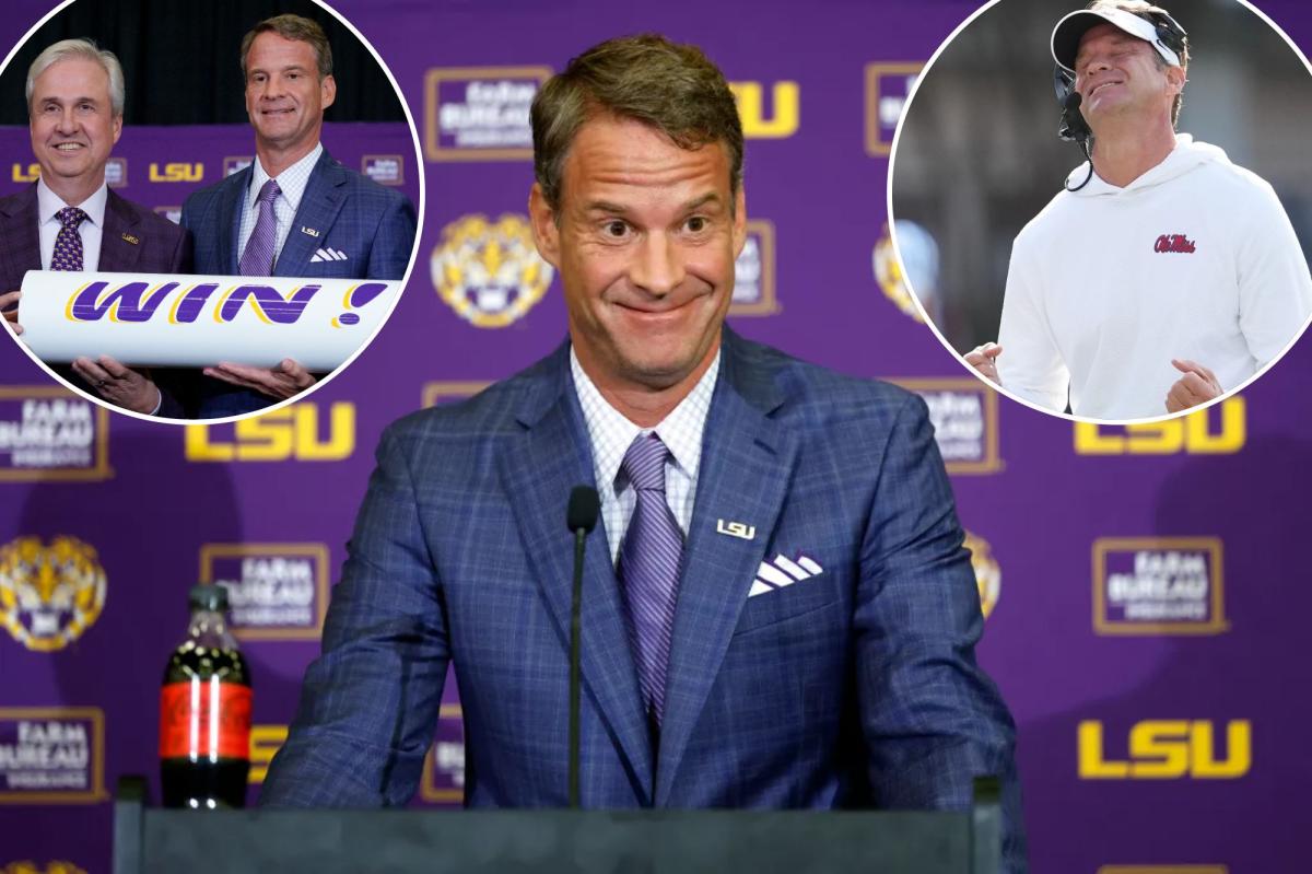 Lane Kiffin laments not getting to finish Ole Miss business in LSU introduction