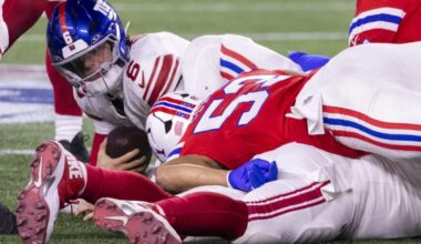 Giants want Jaxson Dart to know when to get out of bounds