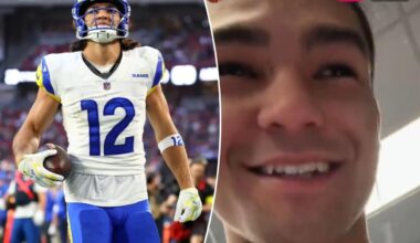 Puka Nacua's Rams locker room livestream gets awkward — and fans aren't happy