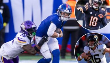 NFL 2025 risers and fallers: Can Giants, Jets be next?