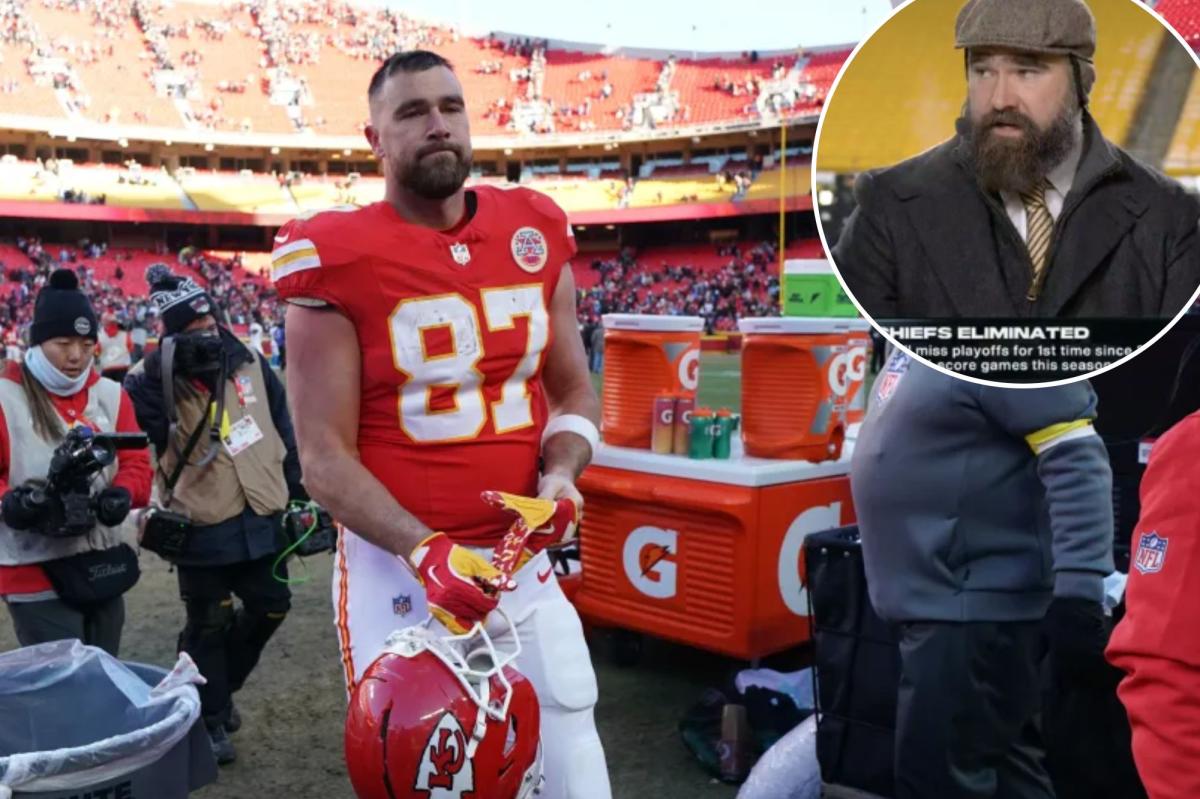 Jason Kelce is among those wondering if brother Travis Kelce will retire