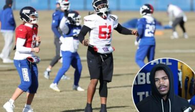 Rest of Abdul Carter's rookie season will be Giants proving ground