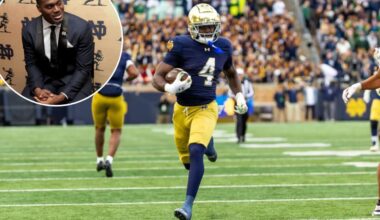 Notre Dame star Jeremiyah Love declares for 2026 NFL Draft