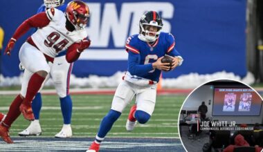 Giants' Jaxson Dart scoffs at telling Commanders 'Hard Knocks' scouting report