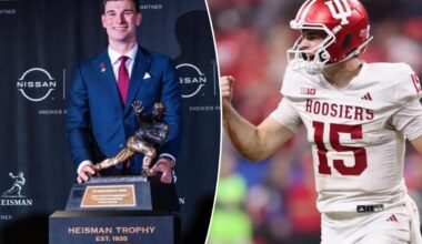 Indiana QB Fernando Mendoza wins 2025 Heisman