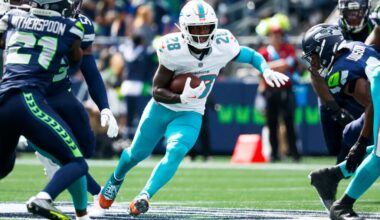 NFL Announces $14,626 in Fines for Dolphins RBs De’Von Achane and Jaylen Wright