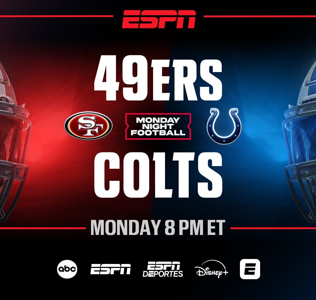 49ers-Colts Showdown Expands to Disney+