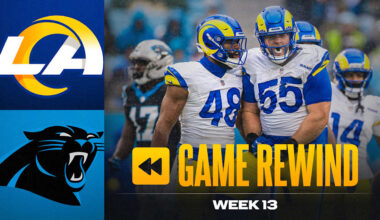 Relive wide receiver Puka Nacua's crazy catch, defensive end Braden Fiske's sack & more from Los Angeles Rams-Carolina Panthers matchup