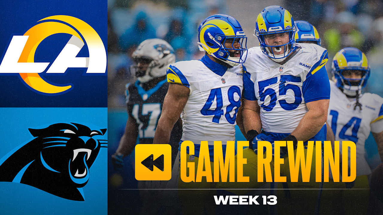 Relive wide receiver Puka Nacua's crazy catch, defensive end Braden Fiske's sack & more from Los Angeles Rams-Carolina Panthers matchup