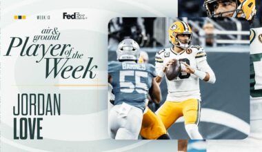 Packers QB Jordan Love named FedEx Air and Ground Player of Week 13