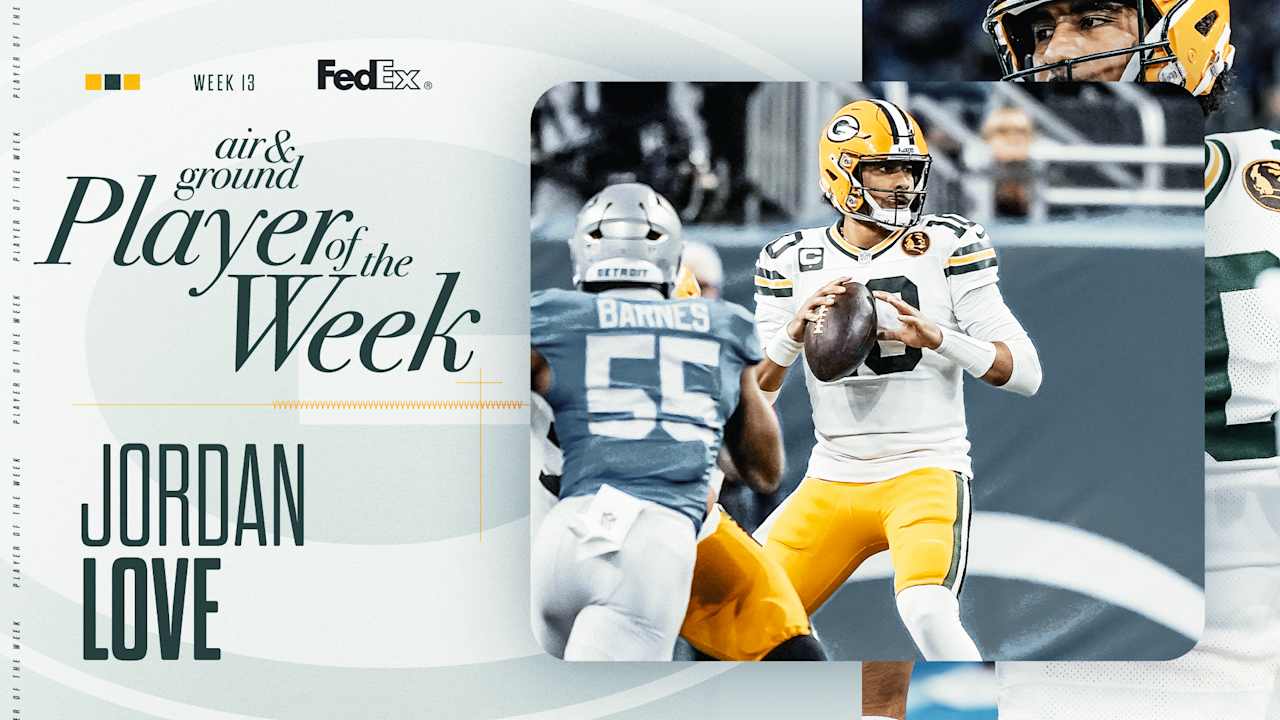 Packers QB Jordan Love named FedEx Air and Ground Player of Week 13