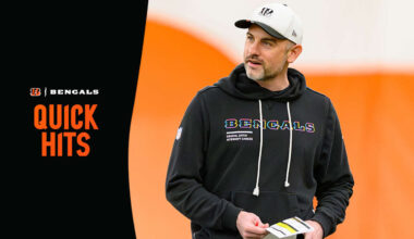 Quick Hits | Zac Taylor's O-Line "Playing The Best Since I've Been Here,' Has Myles To Go; Age of Amarius