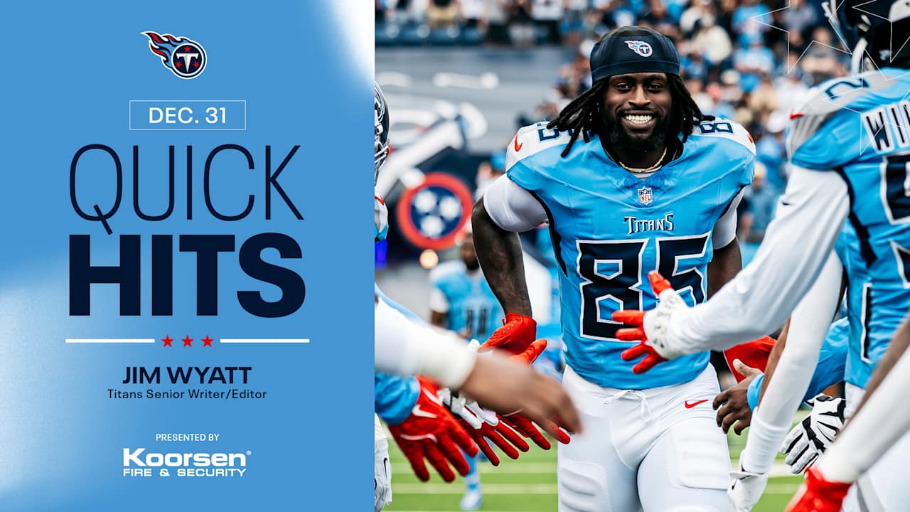 Quick Hits After Wednesday's Titans Practice 