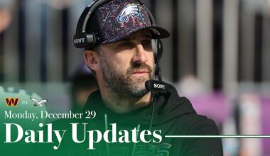 Nick Sirianni on if the Eagles will rest starters in Week 18