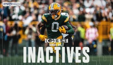 WR Matthew Golden, S Javon Bullard active for Green Bay
