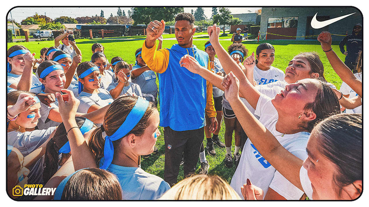 Benjamin St-Juste on Hand for Chargers x Nike Flag Camp