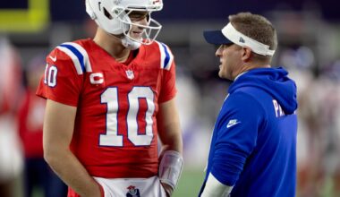 Drake Maye, Josh McDaniels enjoying working together with Patriots