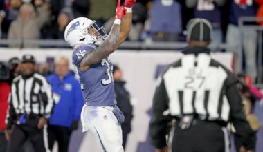 Mike Vrabel credits Patriots rookie TreVeyon Henderson for recent big plays