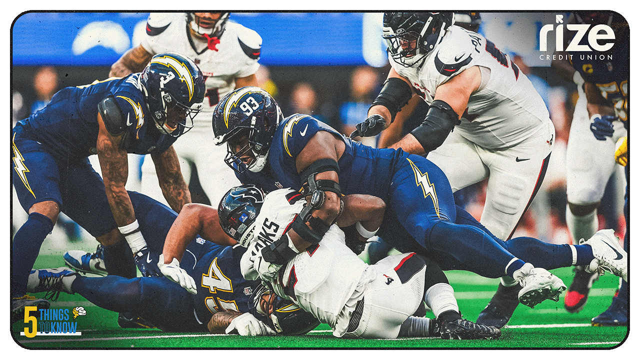 5 Things To Know About the Chargers Ahead of Week 18