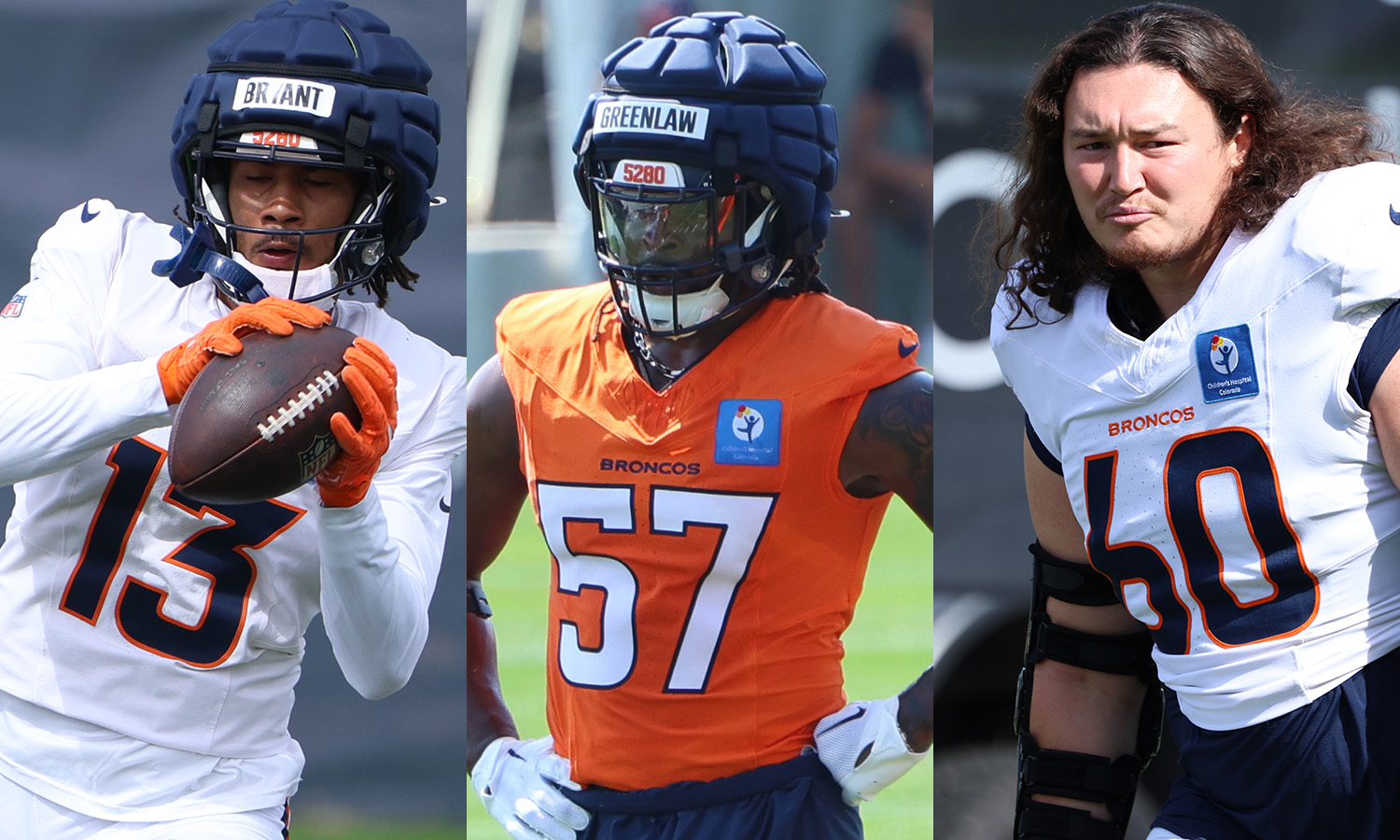 Broncos without key starters at practice Tuesday