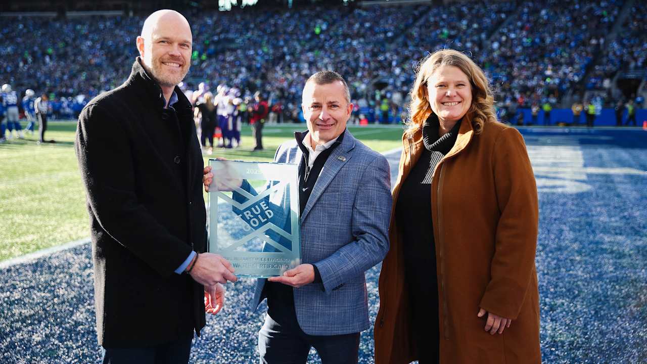 Lumen Field, Home of the Seattle Seahawks, Achieves TRUE Gold Certification by Green Business Certification Inc.  