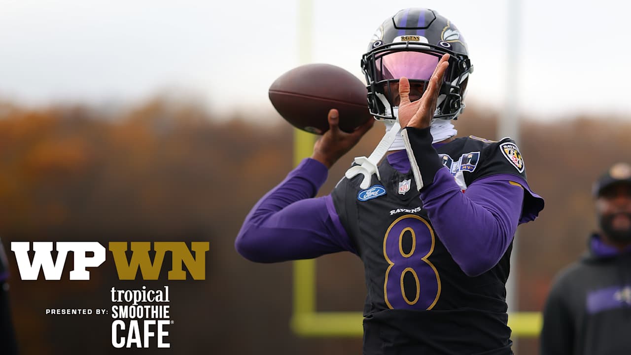 Lamar Jackson Not Practicing Again; Rashod Bateman Returns
