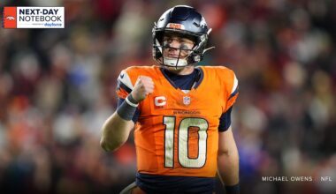 QB Bo Nix shows unique playmaking ability on key touchdown drives vs. Commanders