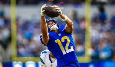 Puks Nacua 37-yard sideline catch - Los Angeles Rams Highlights