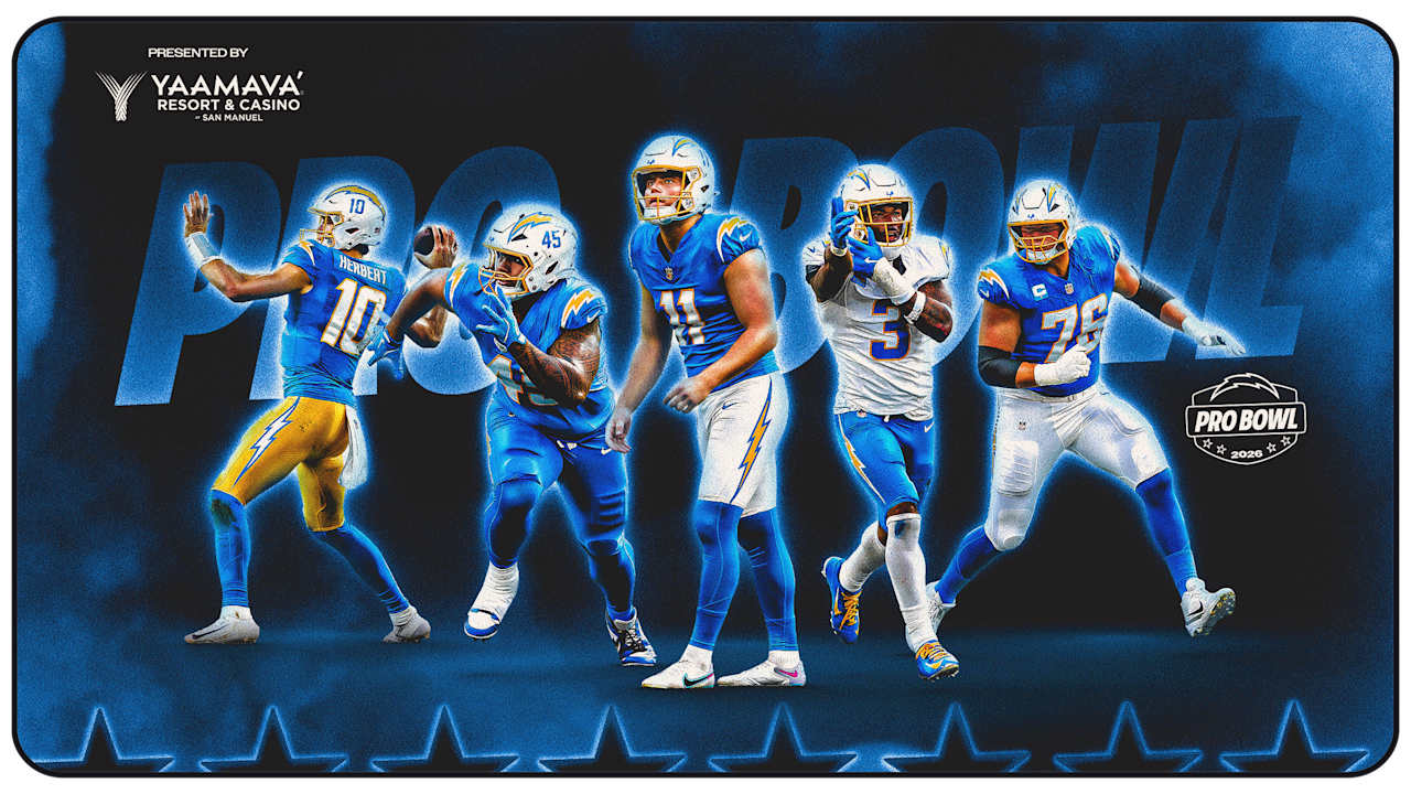 Herbert, Tuipulotu & Dicker Among 5 Chargers Named to 2026 Pro Bowl Games