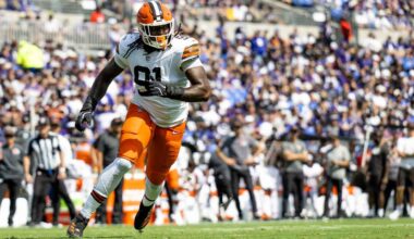 DE Alex Wright Voted Browns 2025 Ed Block Courage Award recipient