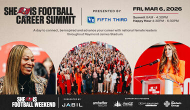 Tampa Bay Buccaneers to Host 2nd Annual She Is Football Career Summit, Presented by Fifth Third Bank