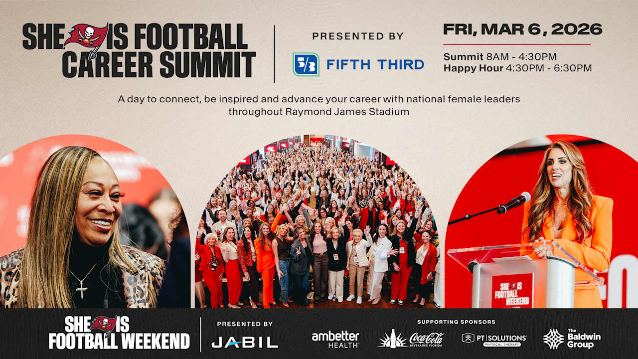 Tampa Bay Buccaneers to Host 2nd Annual She Is Football Career Summit, Presented by Fifth Third Bank