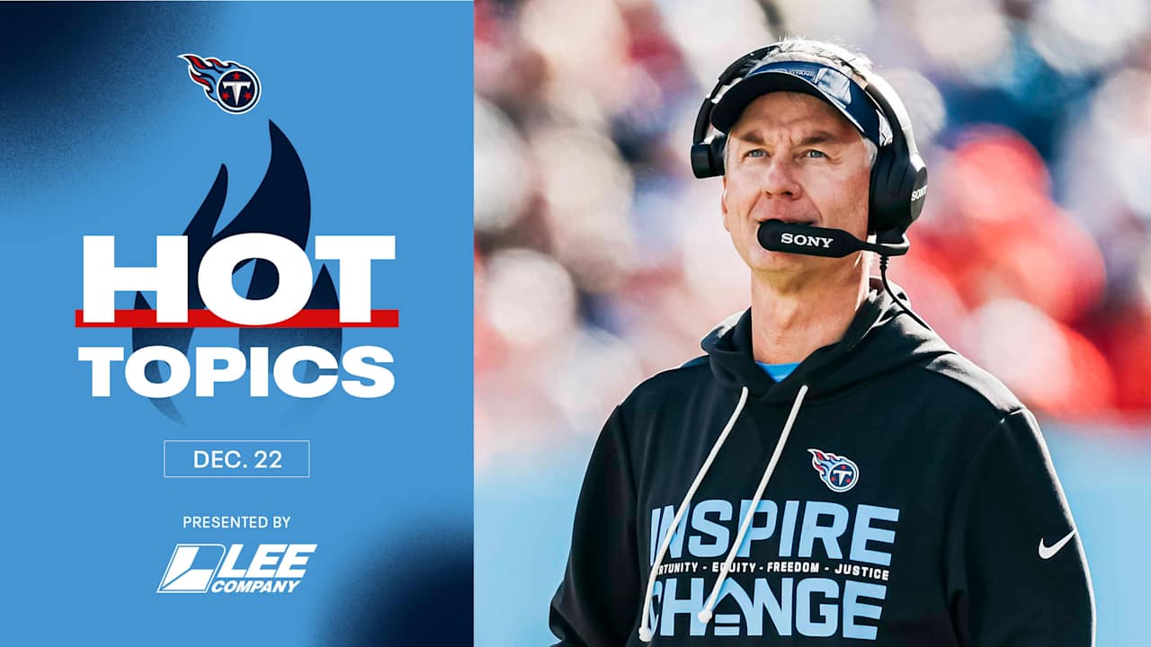 Hot Topics From Titans Interim HC Mike McCoy's Conference Call on Monday 