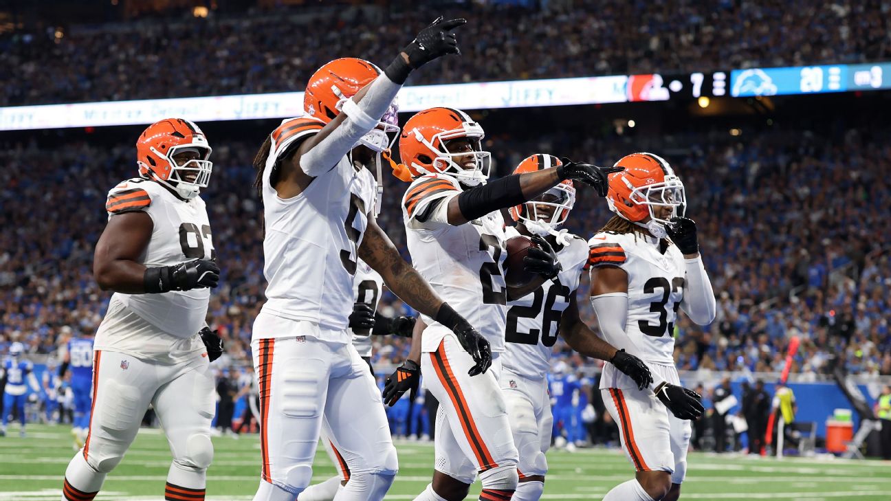 Undermanned Cleveland Browns rule out 4 starters vs. Bears