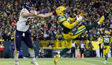 Bears' Caleb Williams laments late interception vs. Packers