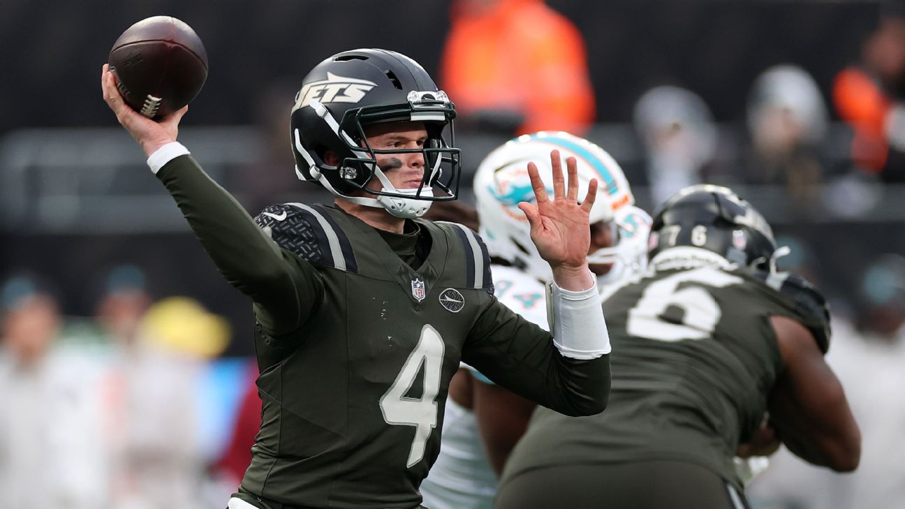 Jets QB Brady Cook could make history if he starts vs. Jaguars