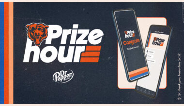 Chicago Bears launching Bears Prize Hour by Dr Pepper