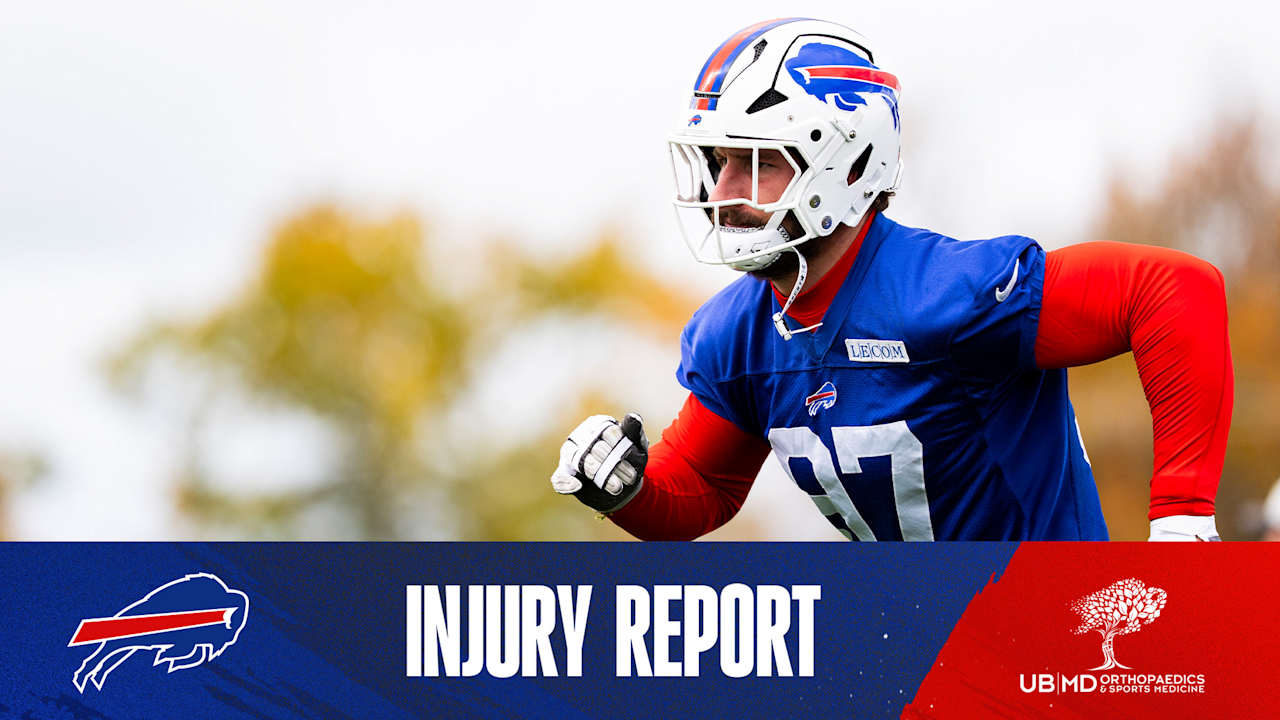 Buffalo Bills injury report vs. Bengals