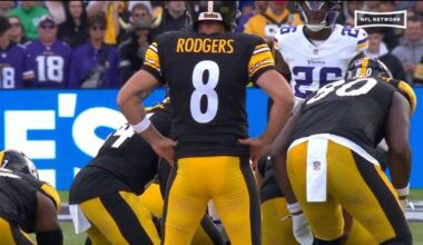Steelers' Aaron Rodgers Noted He's Not The Only Player Doing Nothing On Tush Push Play (Steelers News)