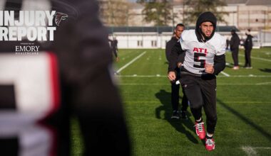 Drake London 'has a chance' to play vs. Seattle Seahawks