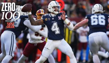 Numbers from Cowboys' 30-23 win over Commanders