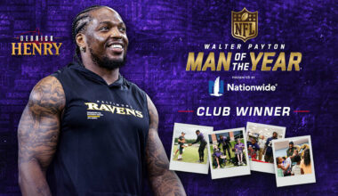 Derrick Henry Is Ravens’ 2025 Walter Payton Man of the Year